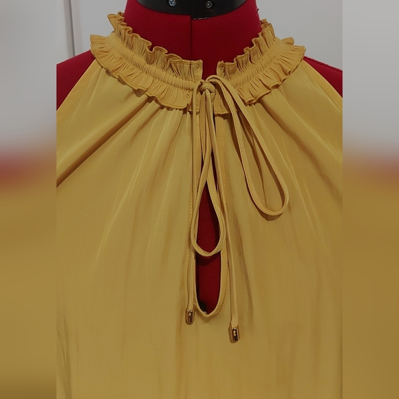 BCBG Maxazria yellow summer dress - Picture 3 of 6